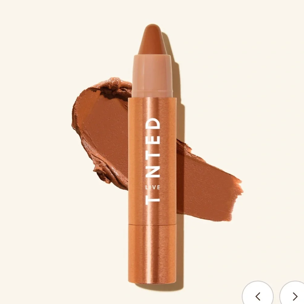 Live Tinted Huestick use for Eyes, Cheeks, Lips in Grounded = Milk Chocolate 🍫